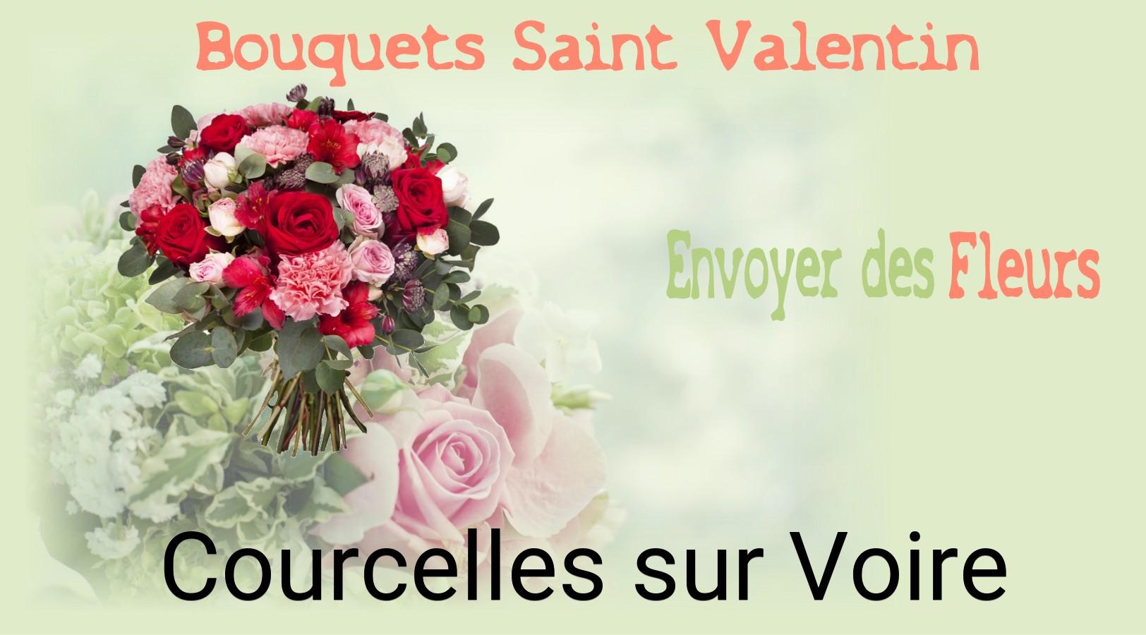 Roses de Saint-Valentin livrées à Courcelles-sur-Voire